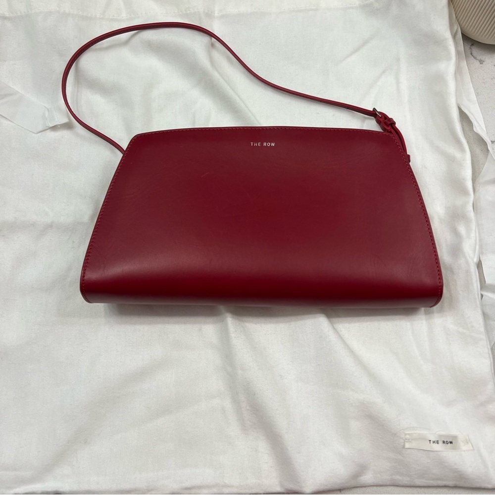 The Row Red Dahlia Shoulder Bag